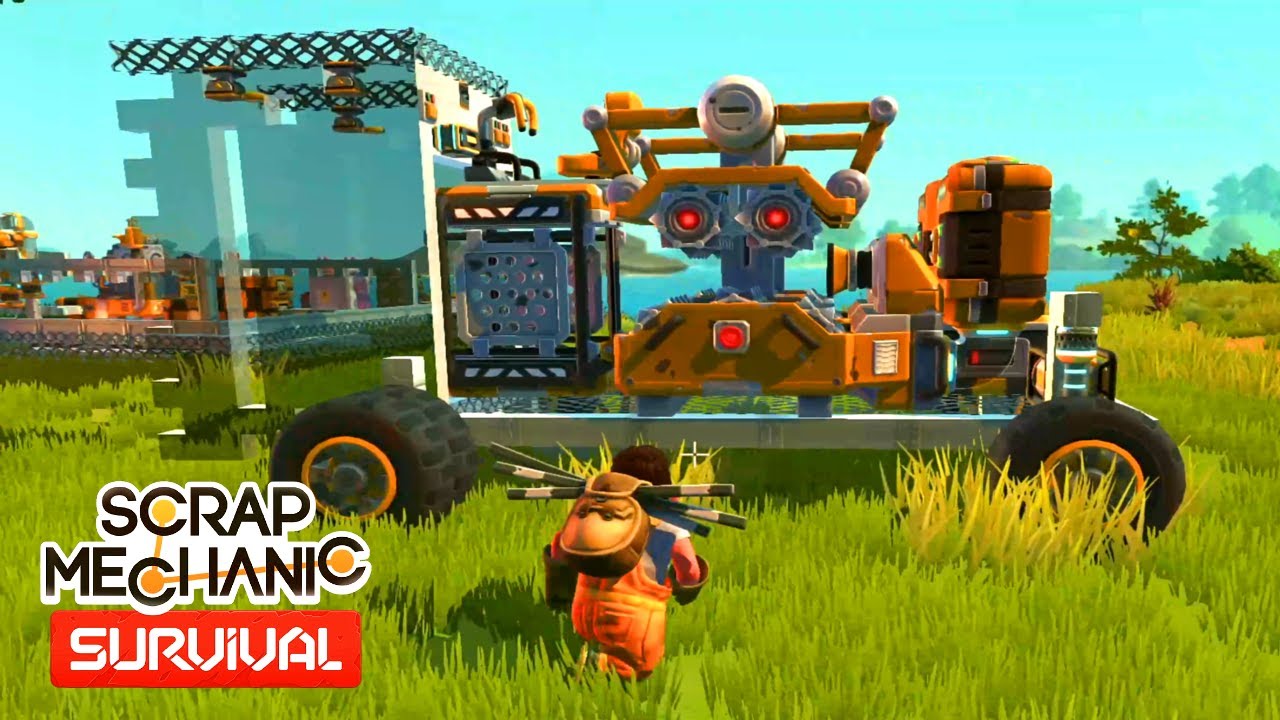 SCRAP MECHANIC 👨‍🔧 Survival #18 Automatisierter Holzernter & mehr Farmbots