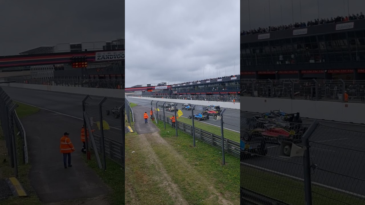 ROKiT British F4 accident @ Circuit Zandvoort. Race 2.           13 Jul 2024 