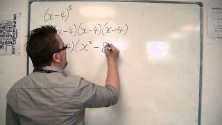 AQA Core 1 5.02a An Example of Expanding Triple Brackets
