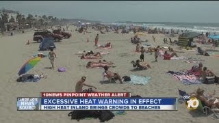 High temperatures hit San Diego County