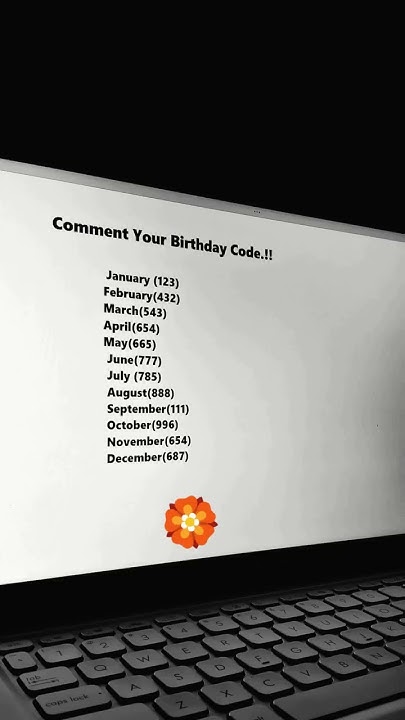 Comment your birthday code...💥🏵️ #foryou #love #initial #yourbirthday # ...
