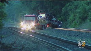 One Killed When Train Collides With Car On Tracks