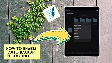 How To Enable Auto Backup In GoodNotes l GoodNotes 5 app l iPad Pro l