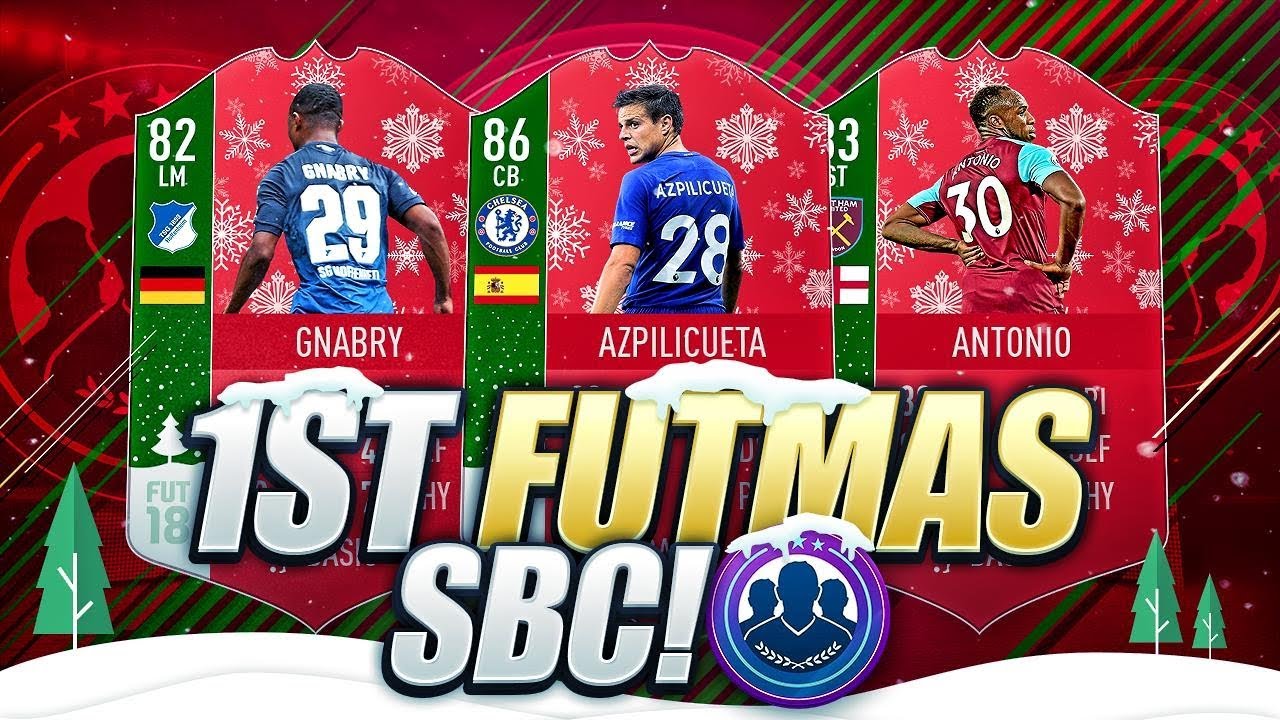 1ST FUTMAS SBC!! 83 ANTONIO/86 AZPILICUETA/82 GNABRY!