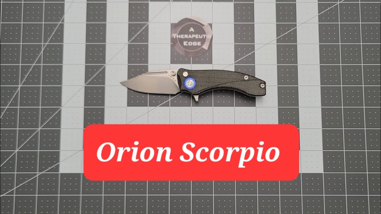 NEW Orion Knives Scorpio budgetfriendly knives newknife YouTube