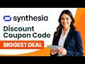 Synthesia AI coupon code | Synthesia Discount Coupon Code | Synthesia Biggest Sale Live #synthesia
