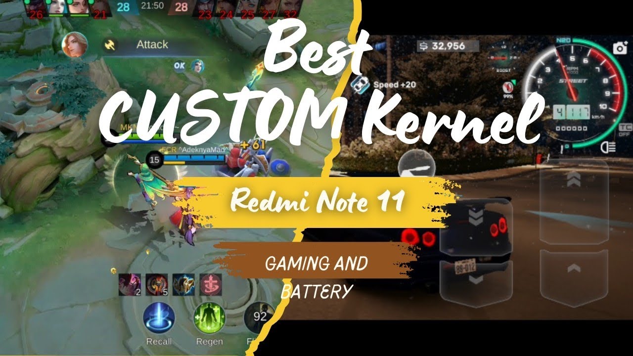 Best Custom Kernel For Redmi Note 11 ?? || Benchmark, Gaming, And ...