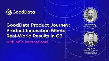 GoodData Product Journey: Product Innovation Meets Real-World Results in Q3
