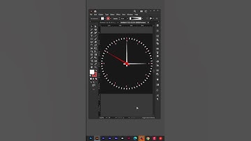 How to Clock design in illustrator