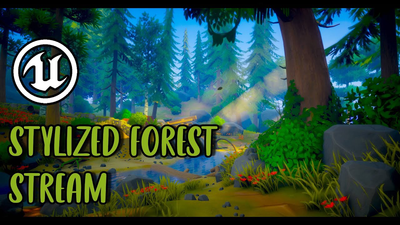 Stylized Forest Stream in Unreal Engine 5 - YouTube