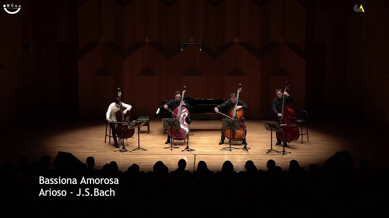 Bach Arioso Double Bass Quartet