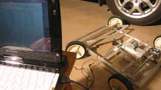 Steering system of a robot