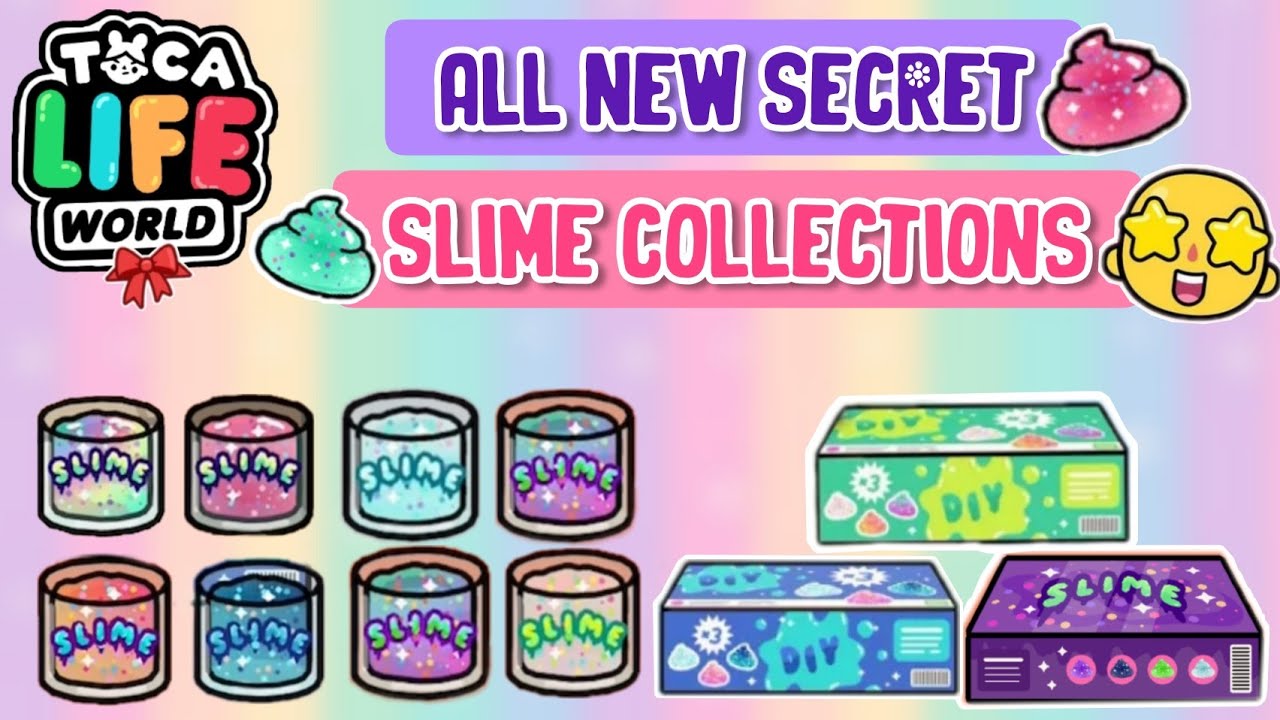 😍All Secret Slimes in tocalifeworld | Slime locations + Makeover.| Toca Boca