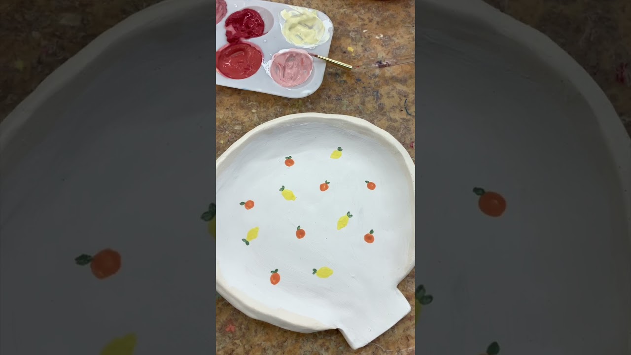 making ceramic spoon rests 🎨 | mini studio art vlog