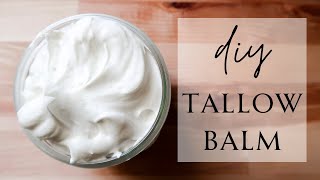 DIY Whipped Tallow Balm | Natural Skincare