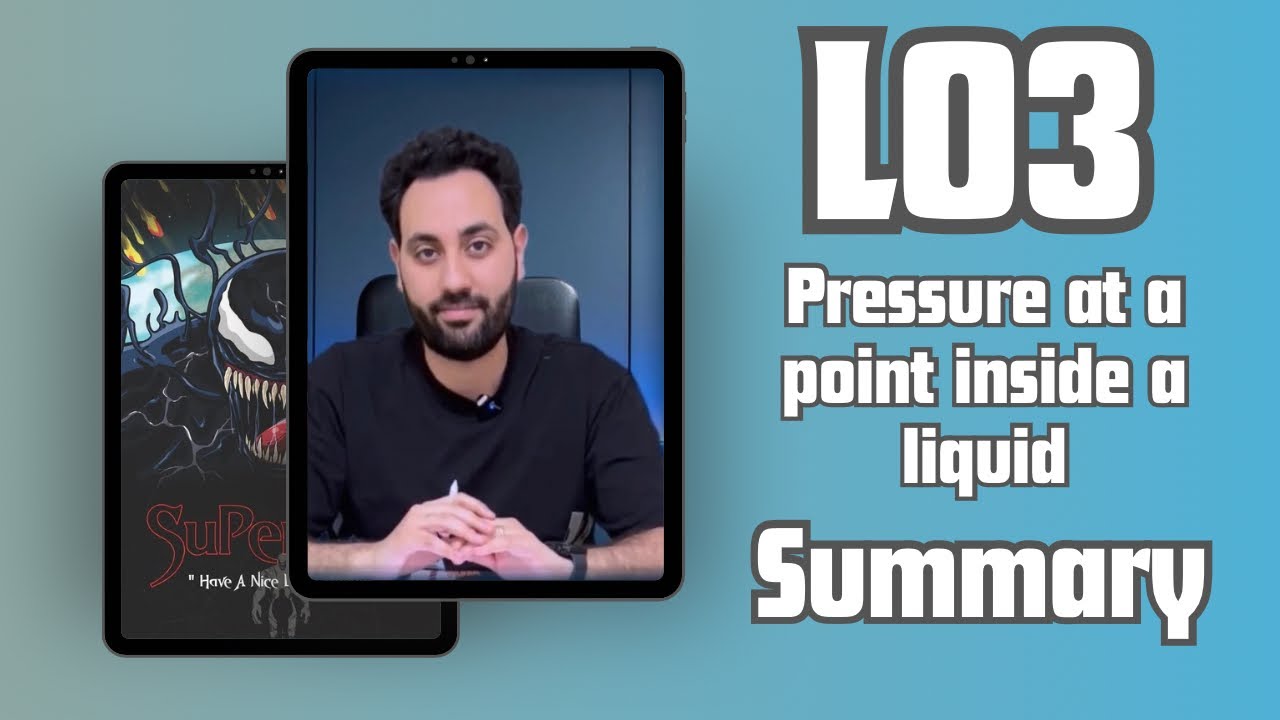 ملخص الدرس الثالث | PRESSURE INSIDE A LIQUID | فيزياء لغات | الصف الثانى الثانوى | الترم الثانى