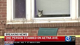 One person stabbed on Aetna Avenue in Torrington