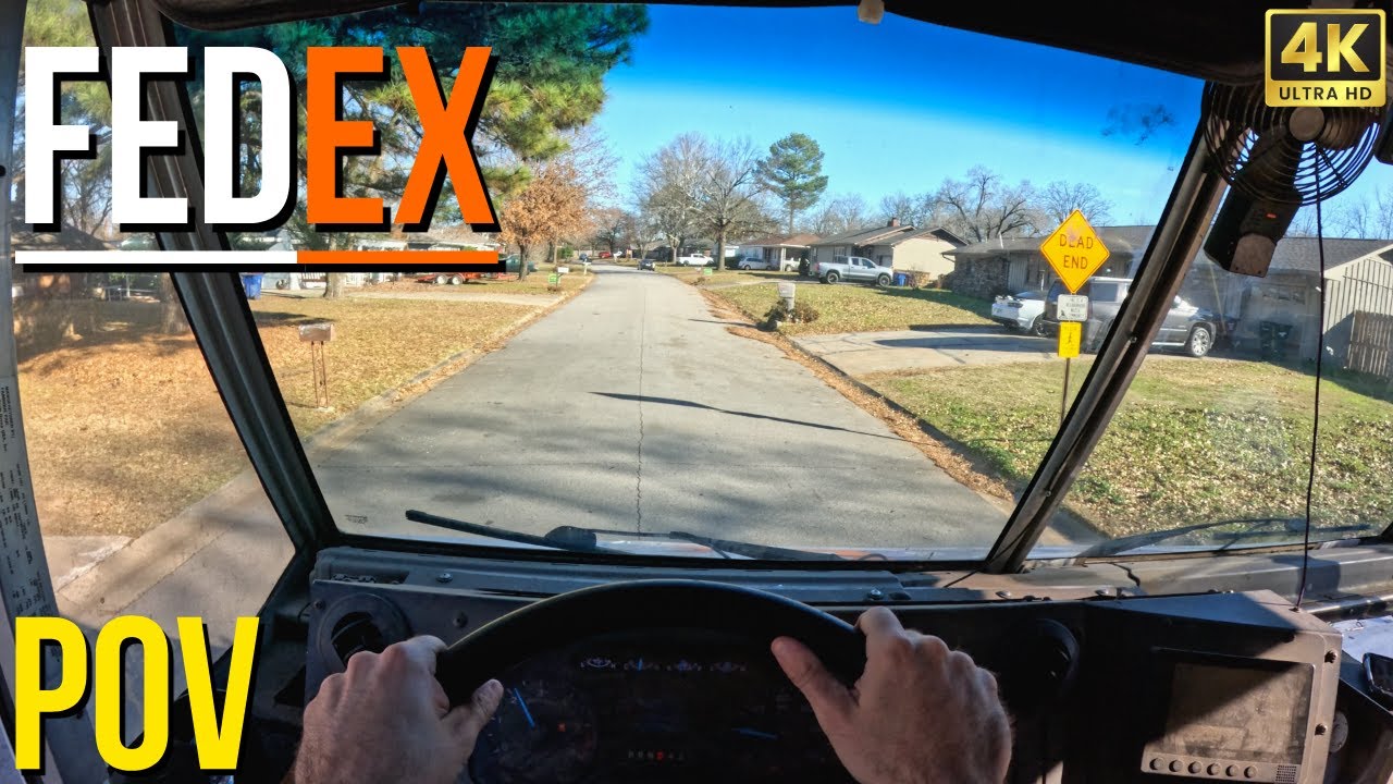 POV: FedEx Driver | Relaxing Deliveries (4K 60 FPS)