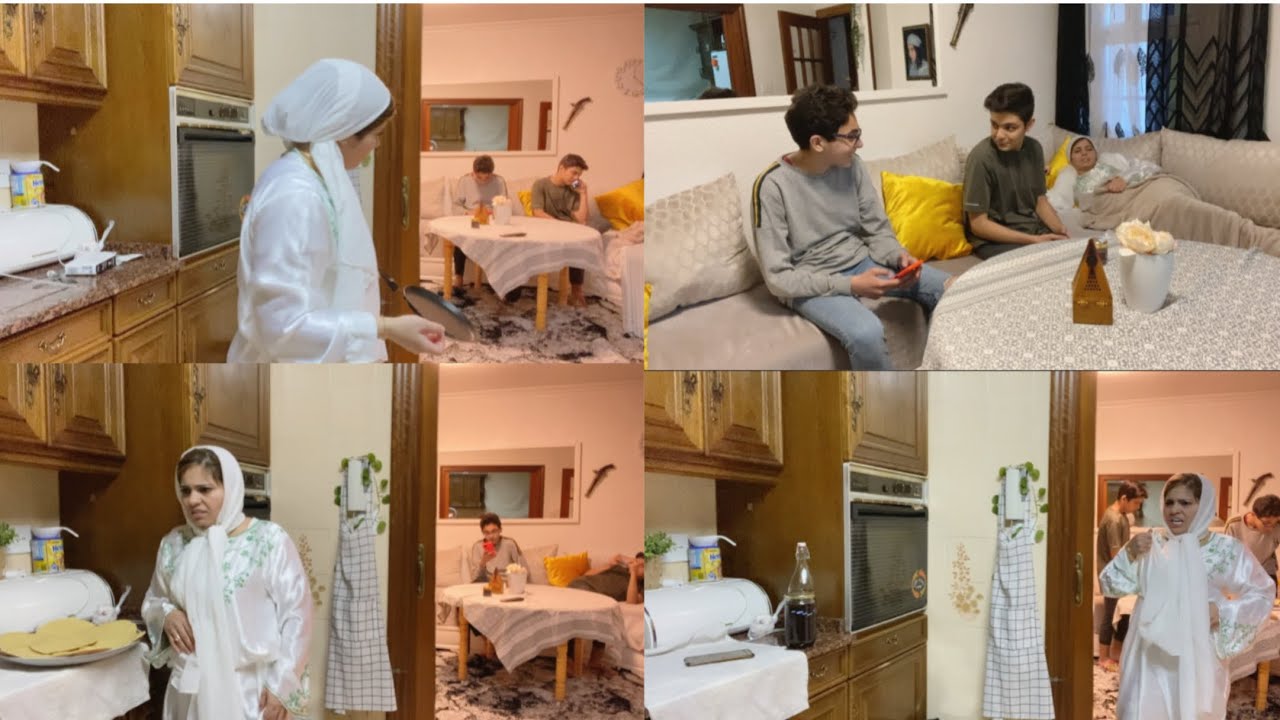 جاو من الخارج 😱مشات تسارى خلاتهم ليا جداتهم رباتهم إواشنو😂