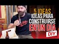 Cinco proyectos sencillos de carpintera  ideas para construir en un da