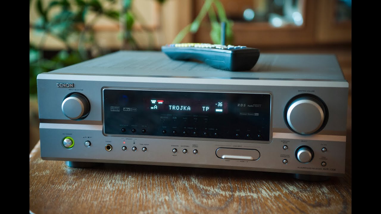 Denon avr 1306 stereo performansı - YouTube