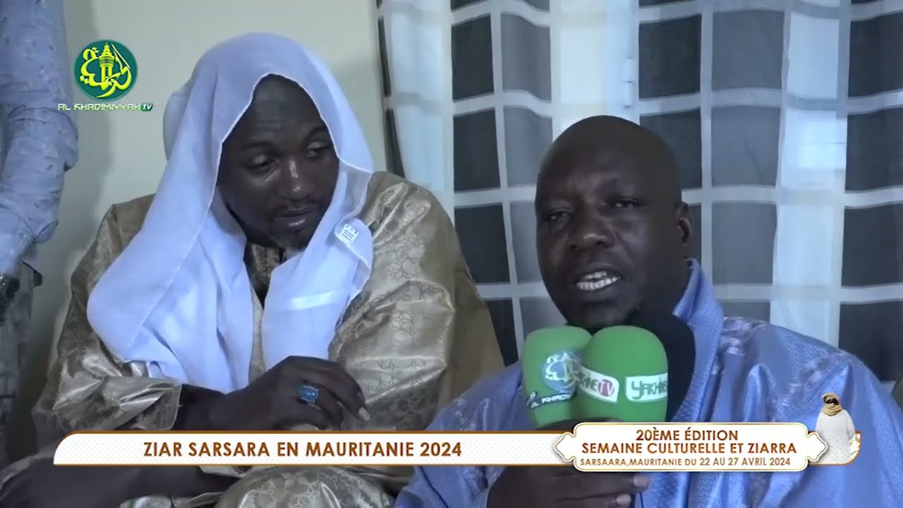 Ziar Sarsaara 2024  Visite de Serigne Sidy Mback Ibn S Mourtada au Differente Site Dmergement