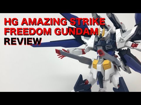 HGBF Amazing Strike Freedom Gundam Review - YouTube