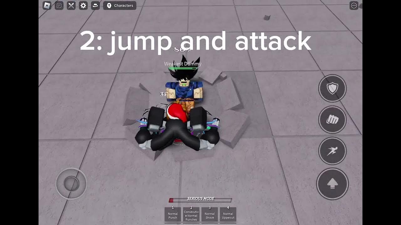 tutorial-on-how-to-do-down-slam-and-mini-uppercut-in-the-strongest