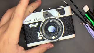 KONICA コニカ C35 flash matic KONICA C35 flash matic ◇レビュー◇ | デジタル試しうち