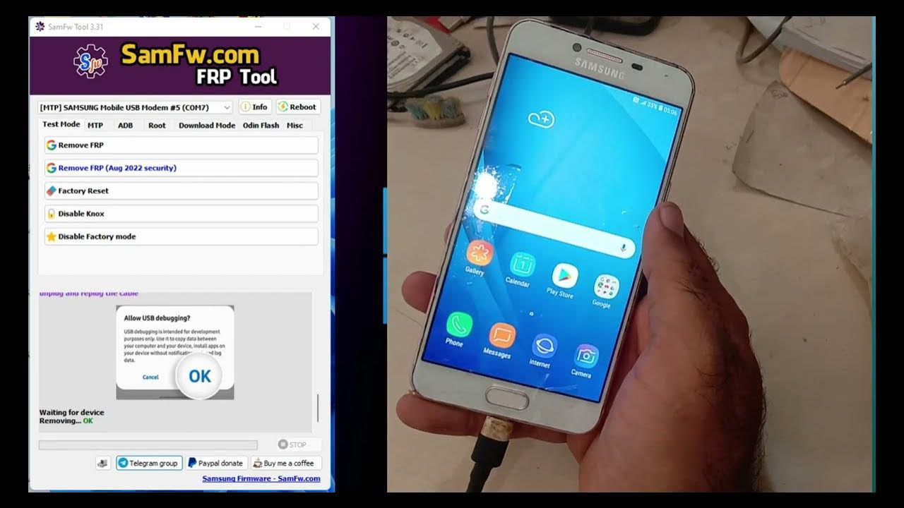C5000 Hard Reset Unlock FRP one Click FREE YouTube