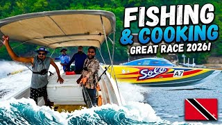 Great race 2026 | fishing | cooking | on a beautiful island trinidad 🇹🇹