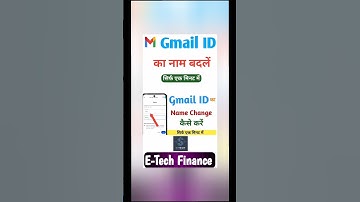 How to Change Gmail ID Name | Gmail ID Ka Name Kaise Change Kare
