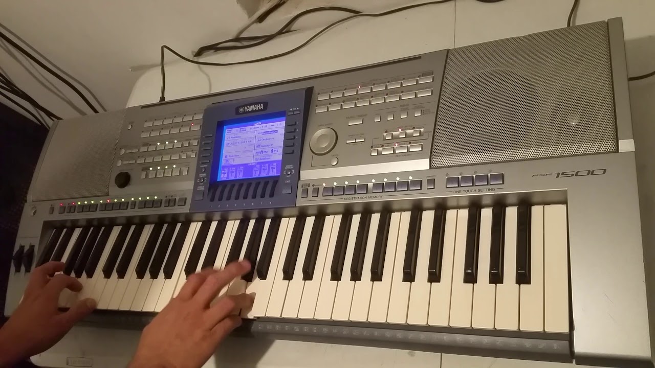 Aviación Adición Médico DE VENTA TECLADO YAMAHA PSR-1500 $850 DOLARES (940) 301-9251 - YouTube