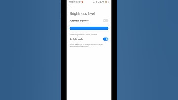 How to turn on Sunlight Mode on Redmi Mobile #shorts
