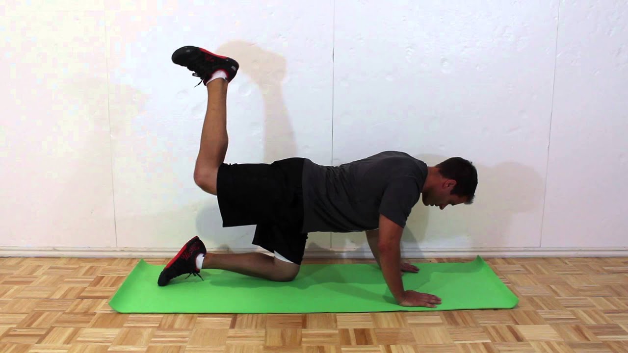 How to do a Donkey Kick Exercise YouTube