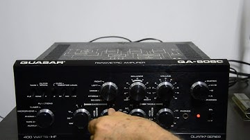 Amplificador Quasr Qa 8080 - Teste de entrega