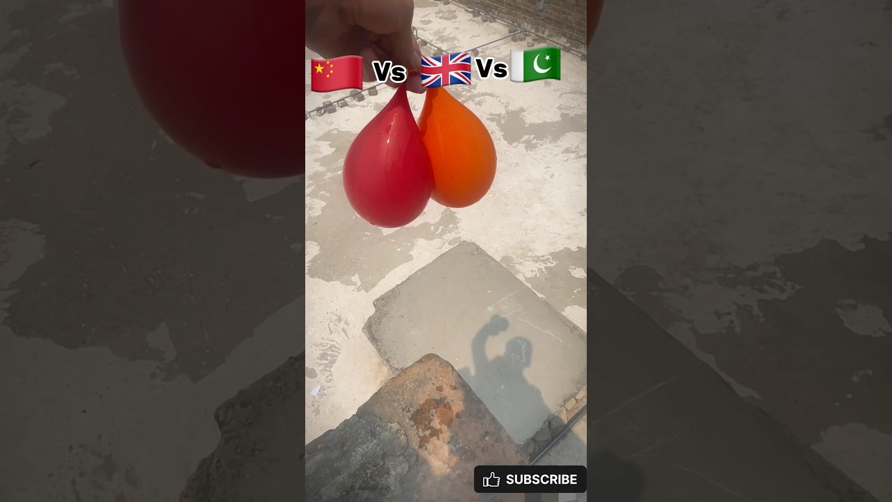 "Will They Pop? 😲 Dropping Water Balloons from the Roof!" 