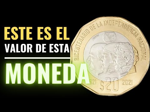 Piden Más de $200 MIL Pesos por esta Moneda / $20 pesos Bicentenario de la Independencia de México.