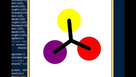 Simple Fidget Spinner App using Python