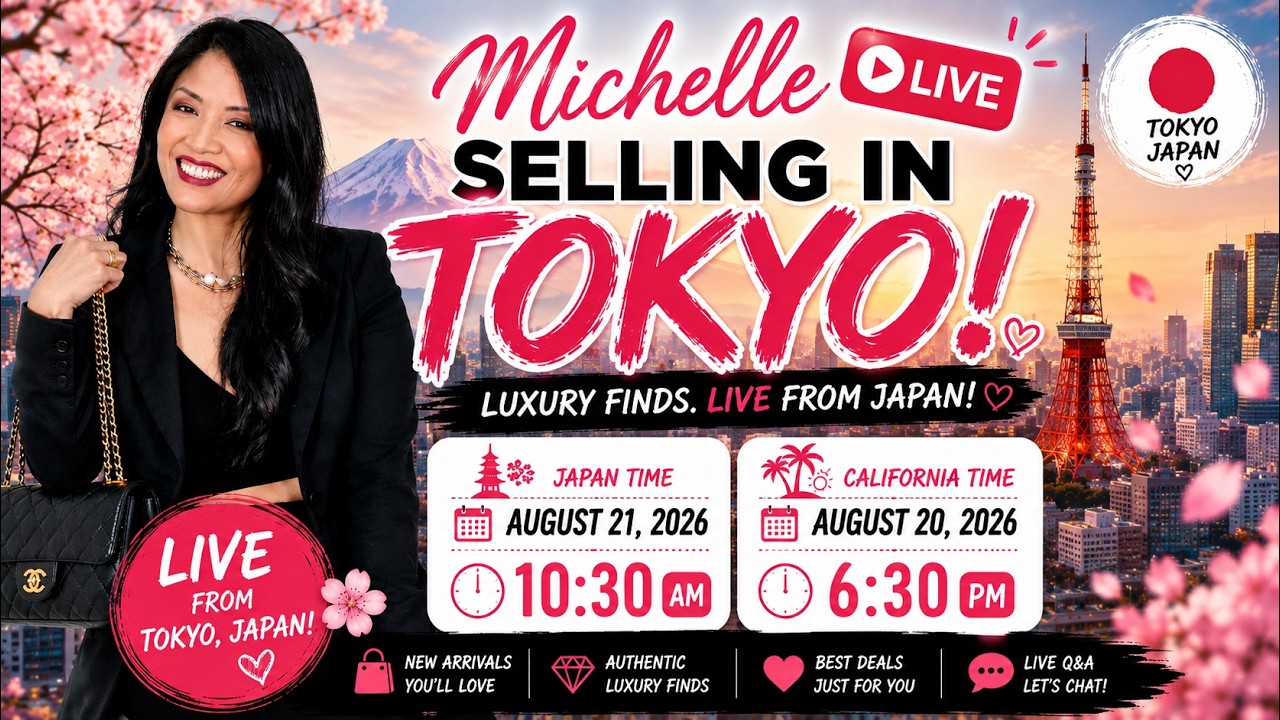 ✨ TOKYO, WE’RE LIVE! 👜