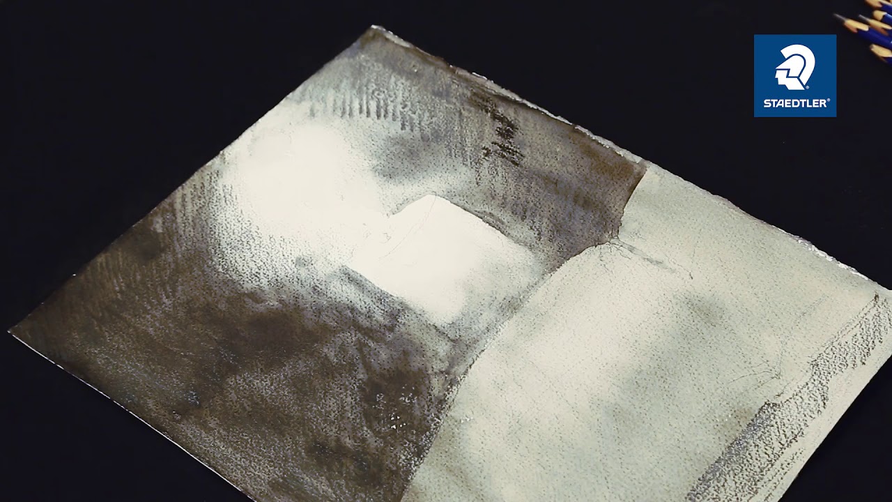 鉛筆画 カリカチュア 1996年 ストックホルム ステッドラー マルス ルモグラフ アクェレル 水彩鉛筆【中級編】 - YouTube
