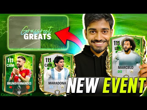 Grassroot Greats Event Will Blow Your Mind! FC MOBILE ( Marcelo, Iniesta, etc. )