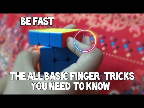 Rubik's Cube finger tricks tutorial (For beginner )