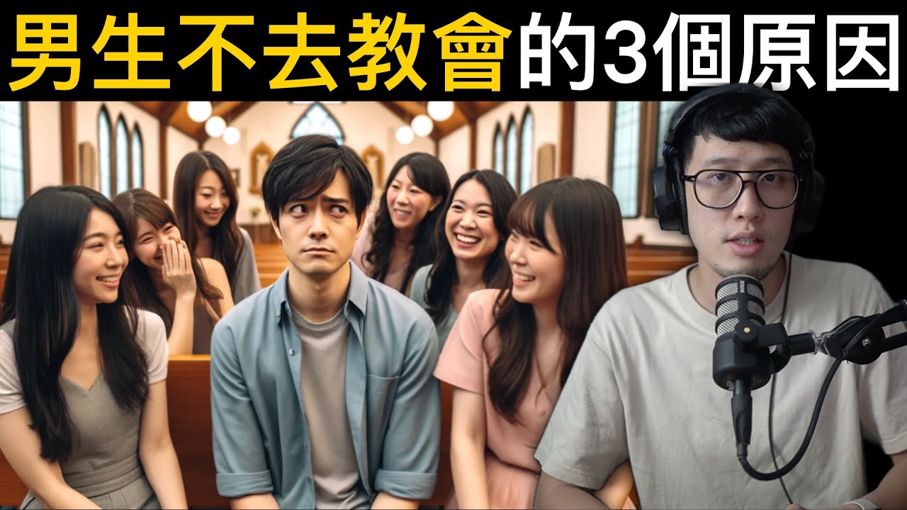 為什麼男生不去教會？