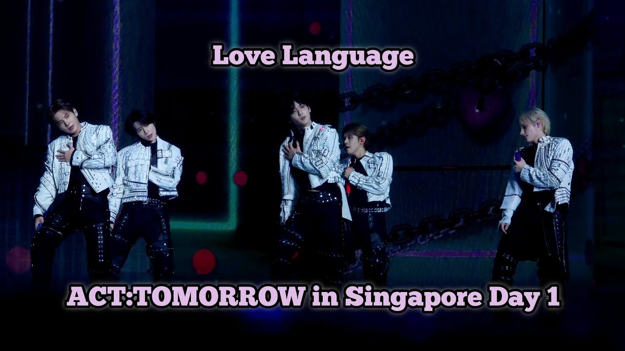 260117 Love Language || 투모로우바이투게더 TXT ACT:TOMORROW in Singapore 4K FULL FANCAM  
