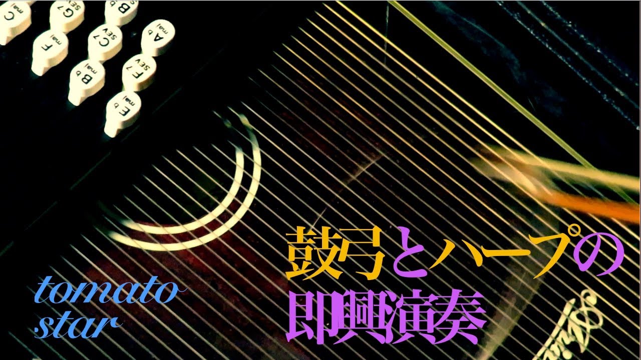 tomato star - 鼓弓とハープの即興演奏