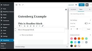Gutenberg Page Builder Guide | Wordpress Editor Update Tutorial