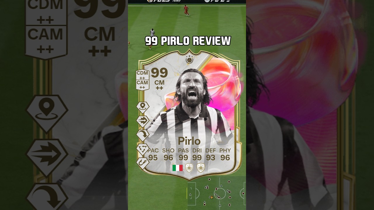 99 Pirlo Review in EA FC 25, he's class 🤩 