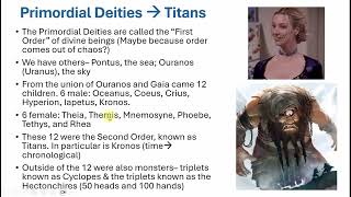 Mythology 2:   Greek Cosmology