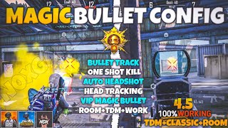 BGMI 4.5🔥MAGIC BULLET TRACKING AUTO HEADSHOT CONFIG FILE | HIGH DAMAGE AIMBOT CONFIG BGMI 4.5 screenshot 5